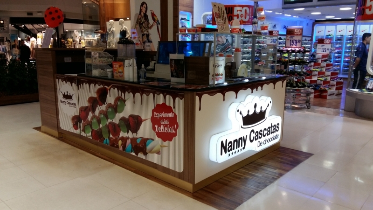 Quiosque Shopping Iguatemi Caxias - Alimentação chocolate 