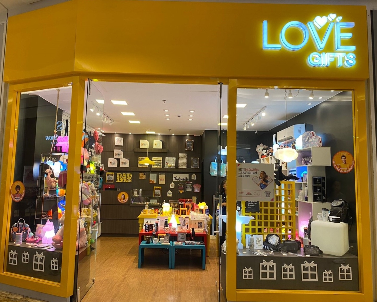 LOVE GIFTS - FRANQUIA DE PRESENTES CRIATIVOS ( ÁGUAS CLARAS SHOPPING - BRASÍLIA )