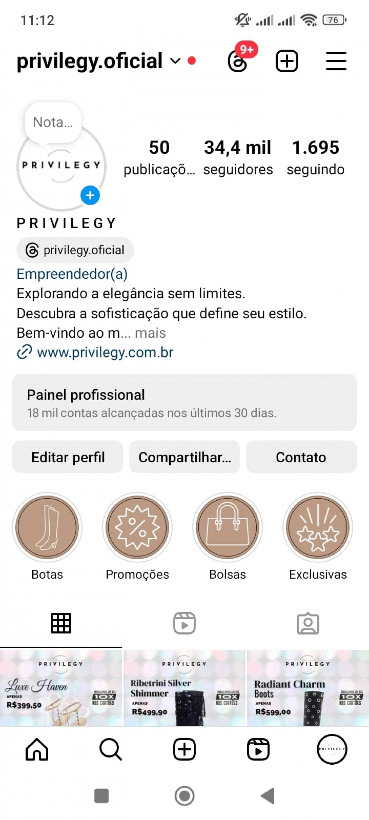 Vendo empresa online no ramo Moda feminina