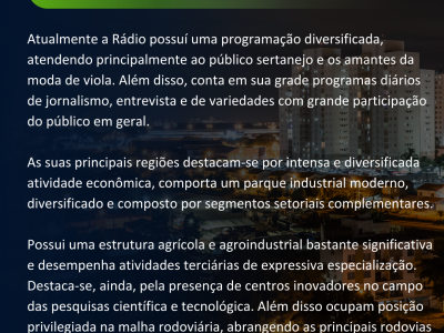 RÁDIO FM - Região Metropolitana de Campinas