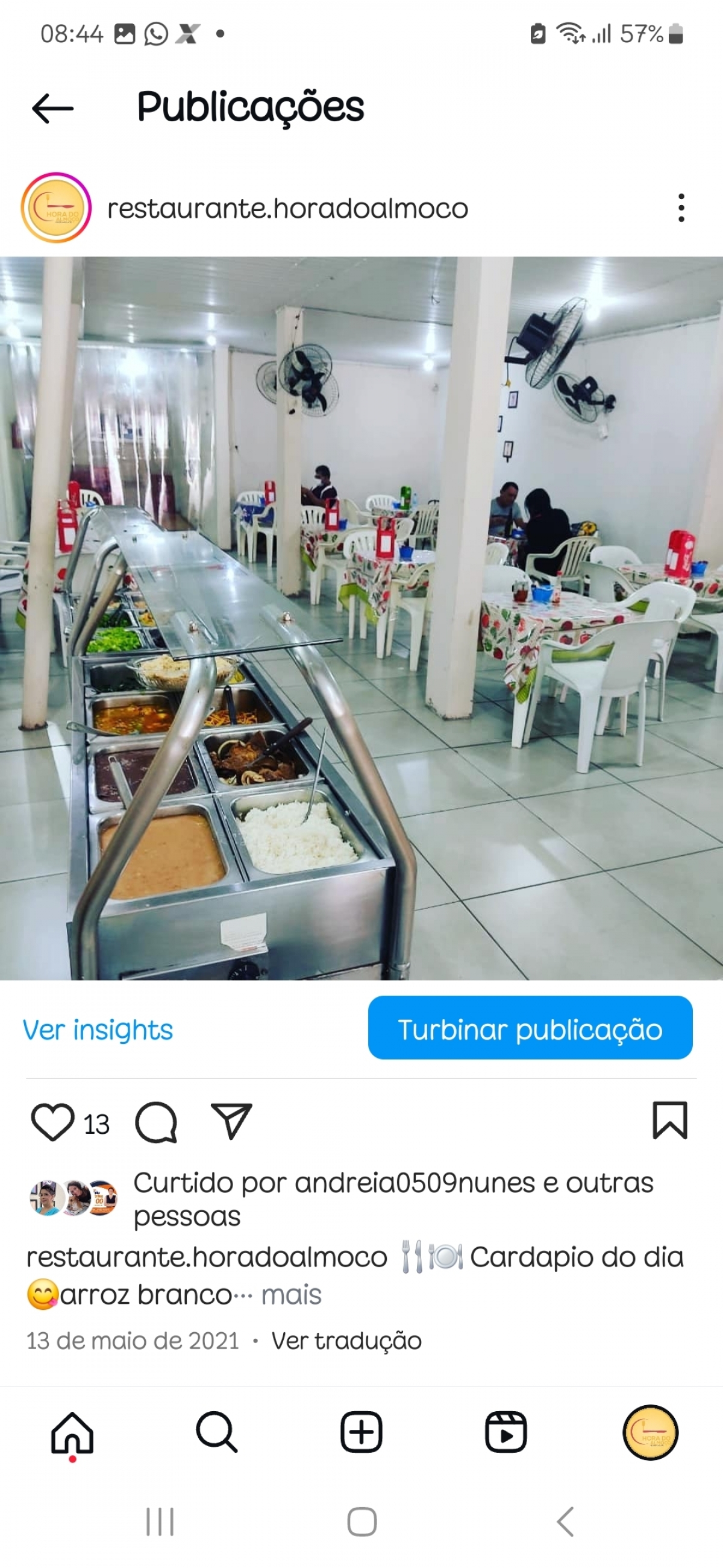 Restaurante No centro de Cuiabá MT