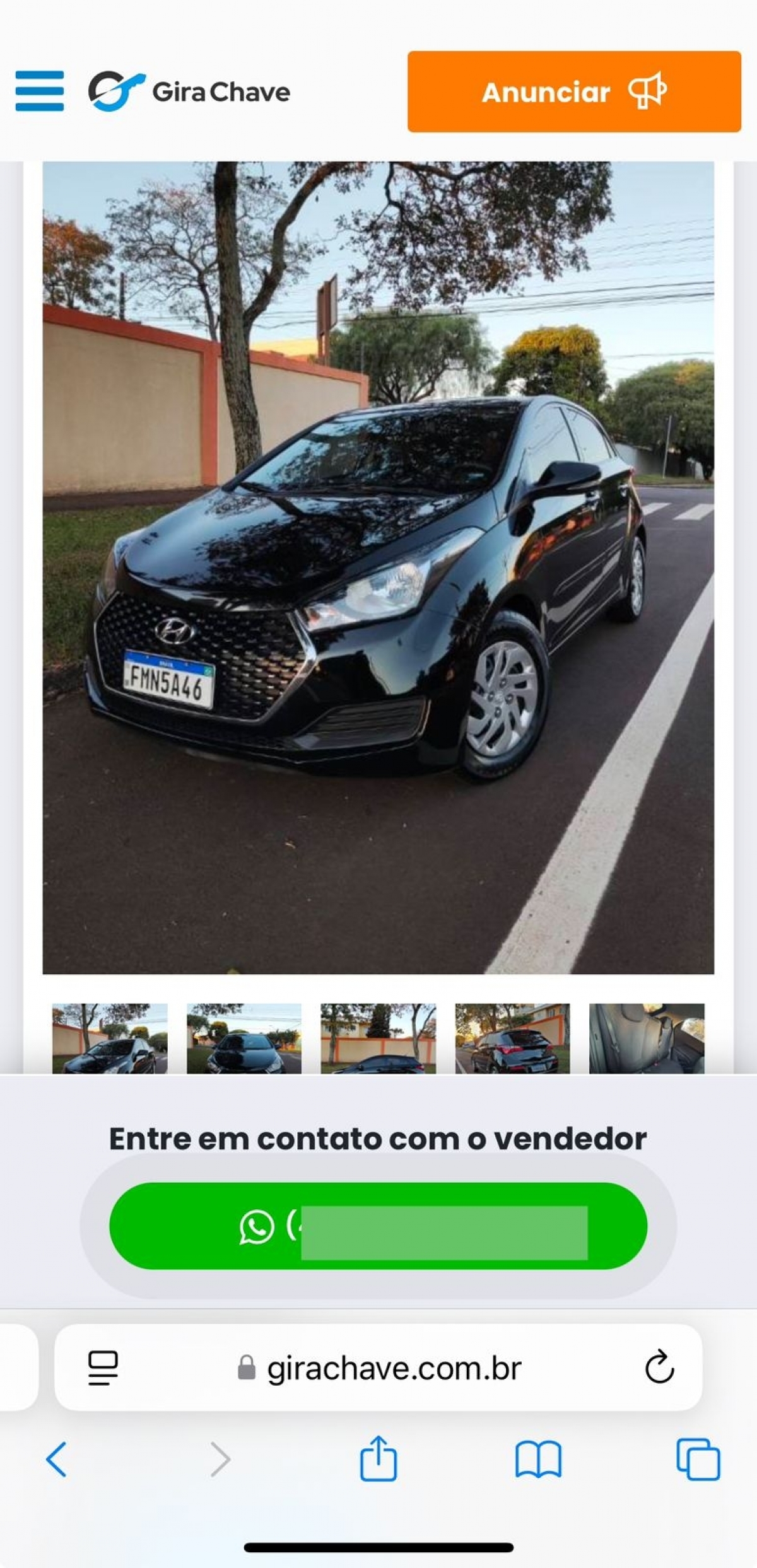 Portal de Veículos Gira Chave Classificados  estilo Web Motors