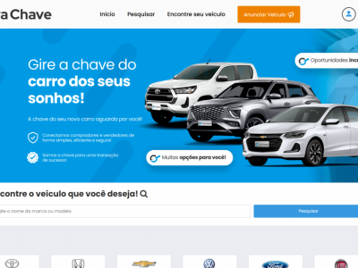 Portal de Veículos Gira Chave Classificados  estilo Web Motors