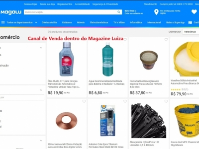 Vendo Loja Virtual completa com estoque , com E-commece site montado e funionando vendendo no Mercado Livre, Shoppe e Magalu. É um ótimo investimento para quem quer começar já com tudo pronto ou para quem que ampliar sua operação.