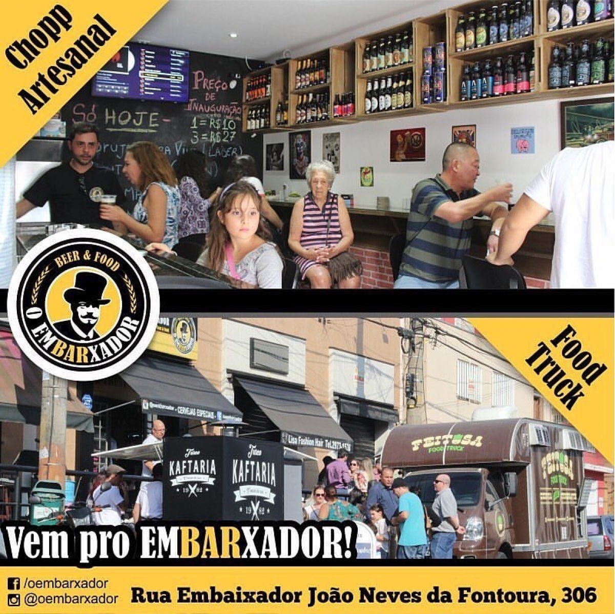 Passo o Ponto Bar Pub O Embarxador - referência na ZN - Santana