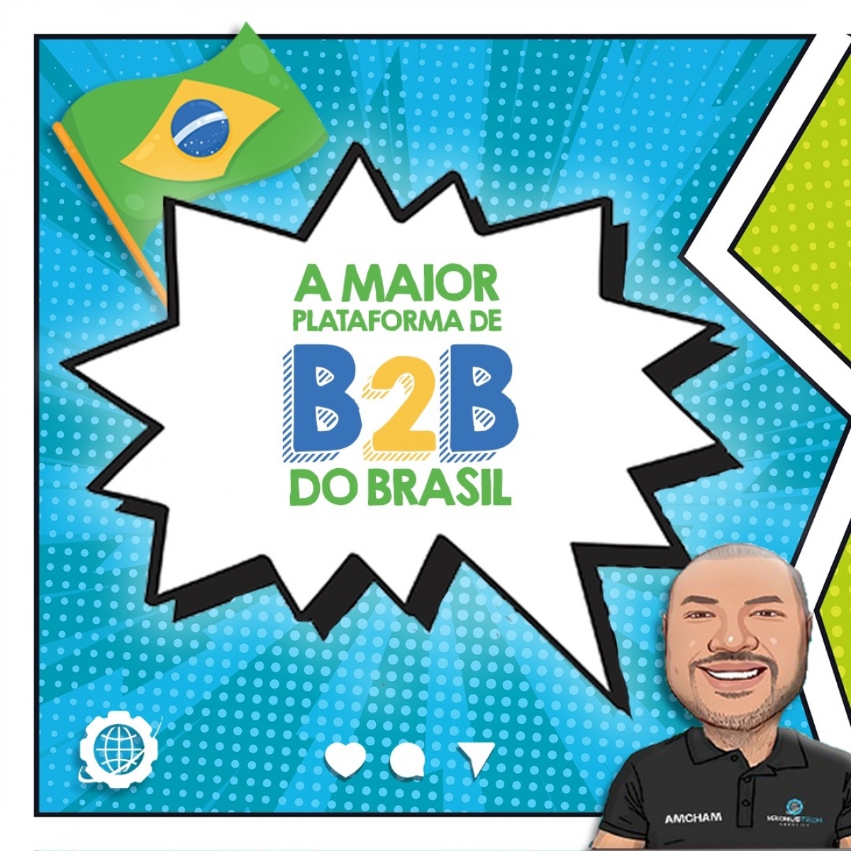 Somos uma plataforma de negócios B2B Conectando Clientes e Fornecedores de Produtos e Serviços a a nível Brasil. 